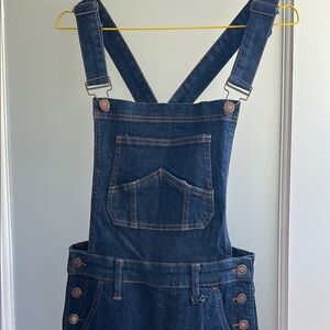 Dark Blue Denim Overalls